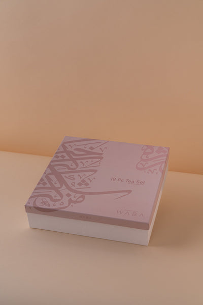 طقم شاي وقهوة 18 قطعة KL64