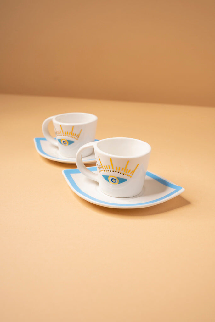 H31 Coffee Cups Set 2 Pcs