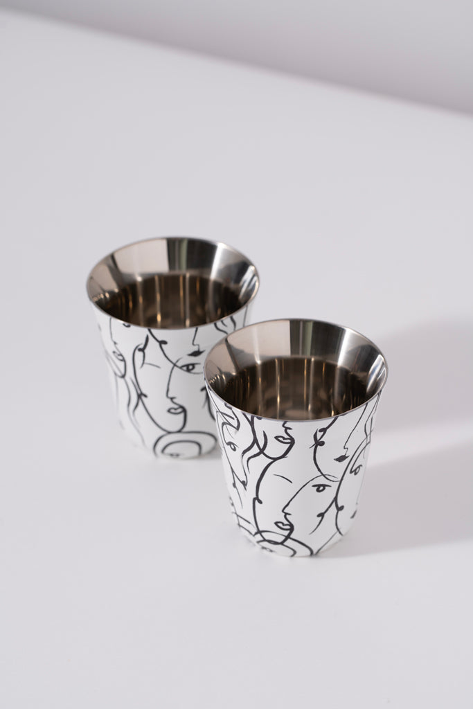 Y9 Espresso DB Wall Set 2 Pcs 150ml