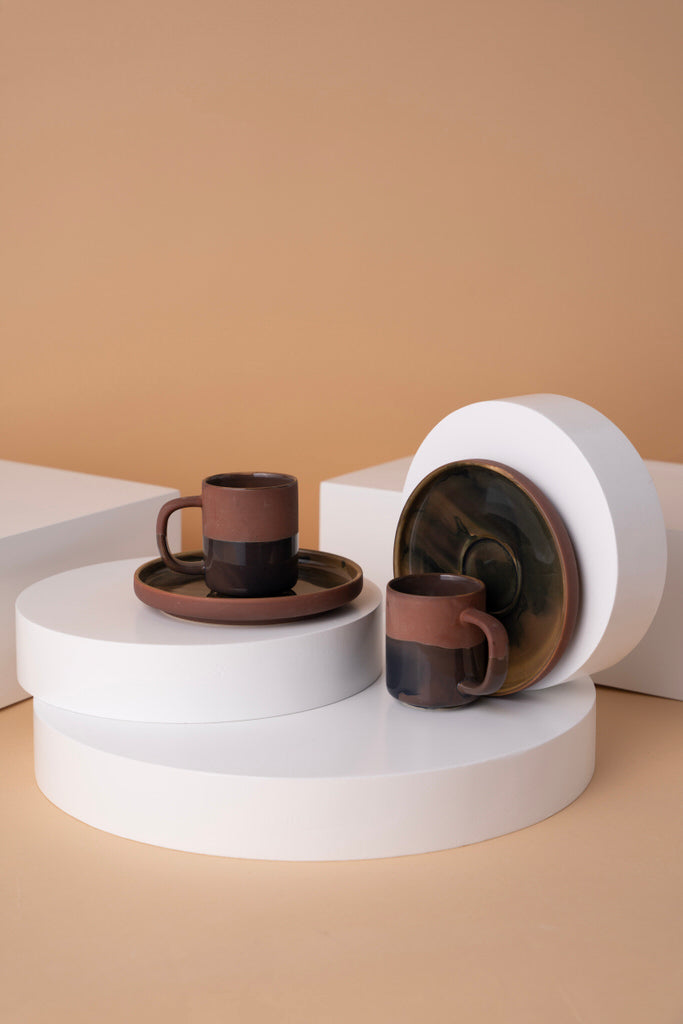 L12 Coffee Cups Set 2 Pcs
