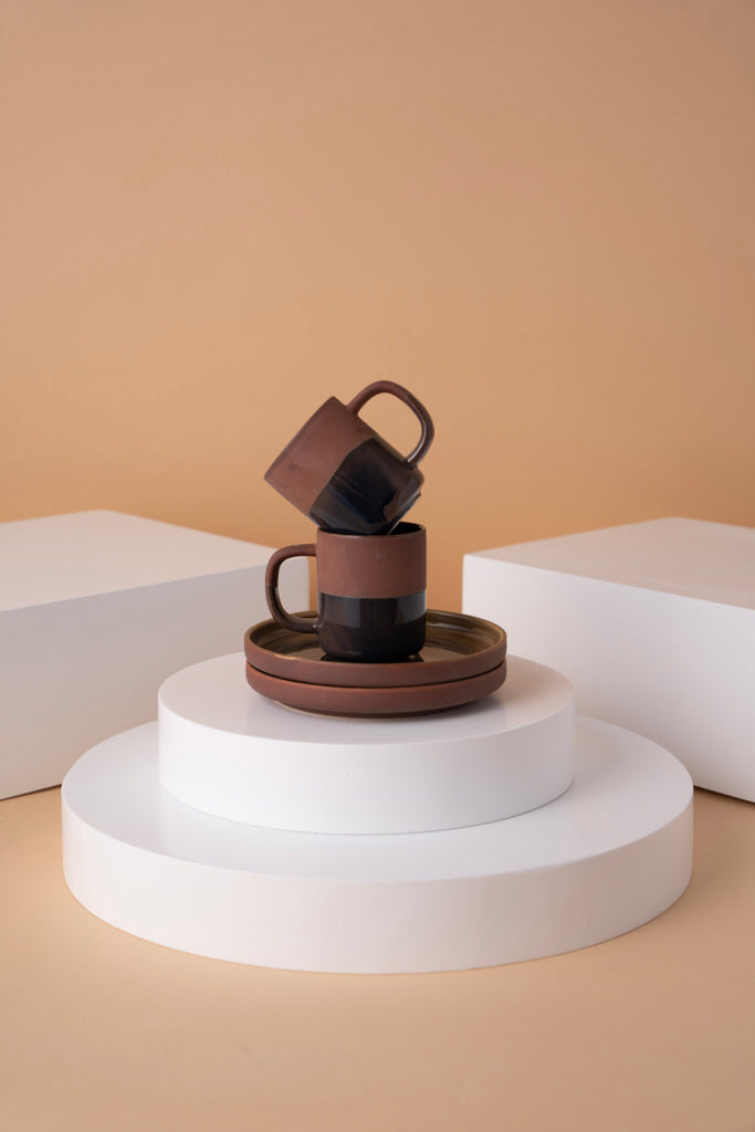 L12 Coffee Cups Set 2 Pcs