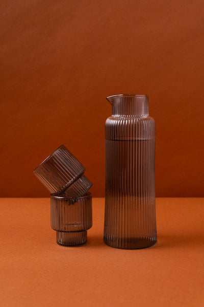 HL1 Glass Pitcher + 2 Cups Set