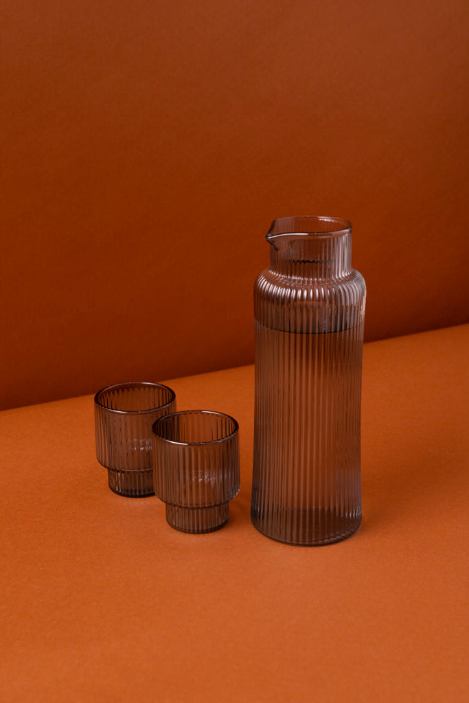 HL1 Glass Pitcher + 2 Cups Set