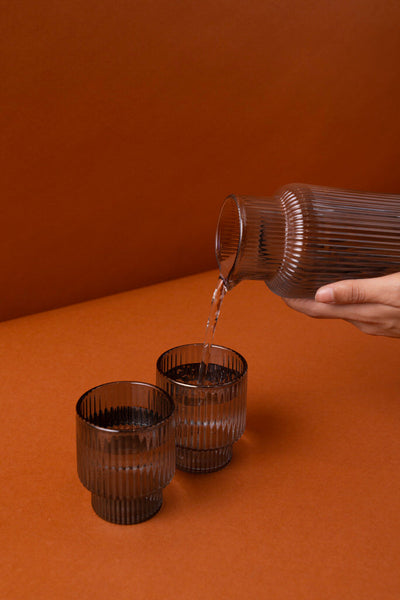 HL1 Glass Pitcher + 2 Cups Set
