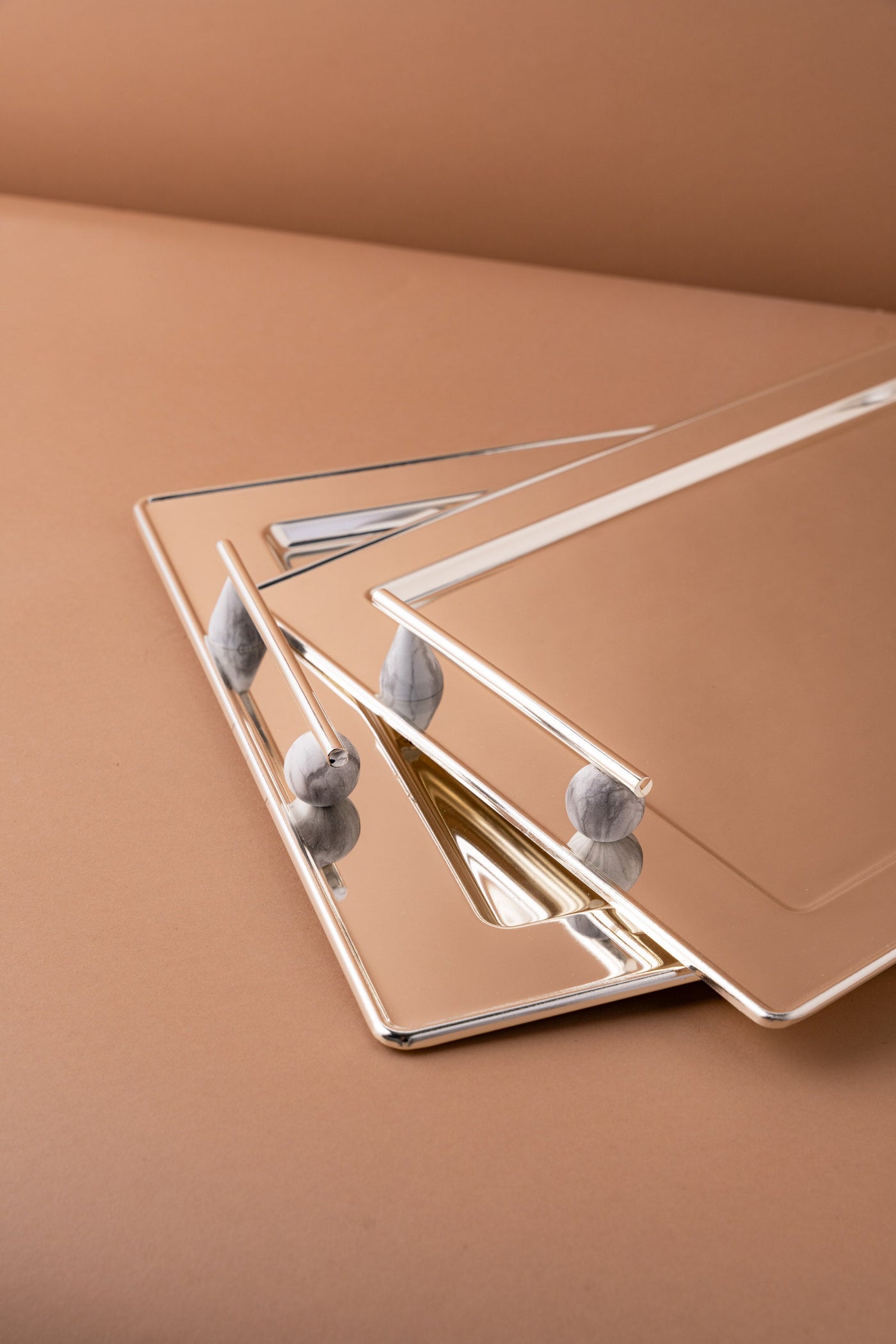 TP3 Rectangular Serving Trays Set 2 Pcs
