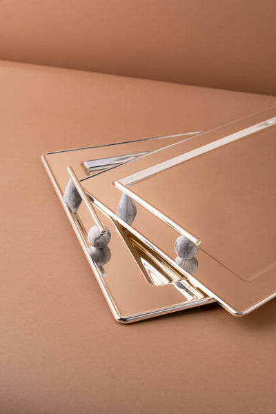 TP3 Rectangular Serving Trays Set 2 Pcs