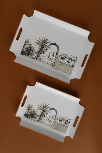 F3 Wooden Trays Set 2 Pcs