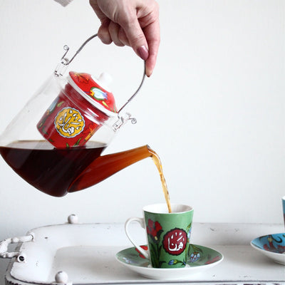 B4 Teapot Set 9 Pcs